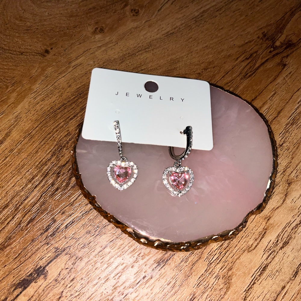Heart Earrings NWT